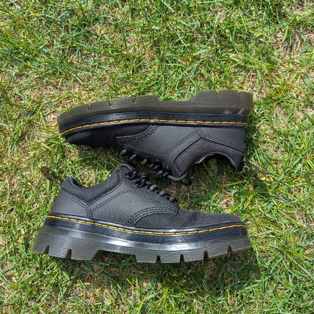 Dr. Martens Black Oxford Shoes with Chunky Sole